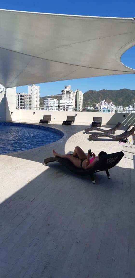 Beautiful Sea View Apartment ซันตามาร์ตา ภายนอก รูปภาพ
